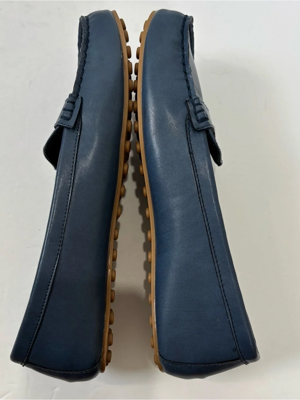 Old Navy Classic Blue Slip-On Lightweight Comfy Driving Flat Penny Loafer Size 9